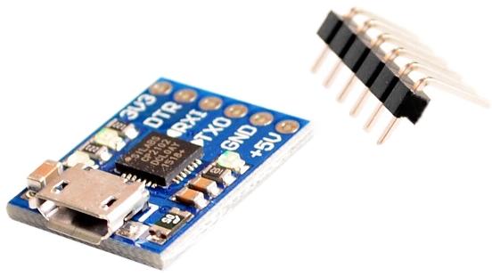  RC0117.  USB to TTL  CP2102  MicroUSB . 1