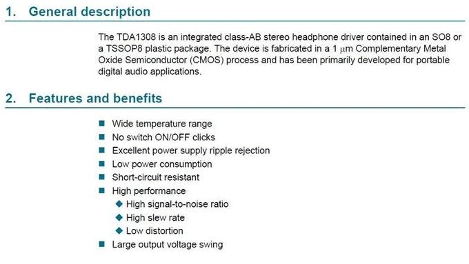  RS055. CJMCU-1308.    TDA1308   . 3