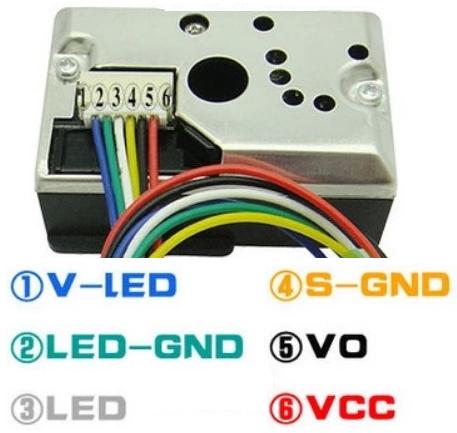  RI0134. Sharp GP2Y1010AU0F.   . 1